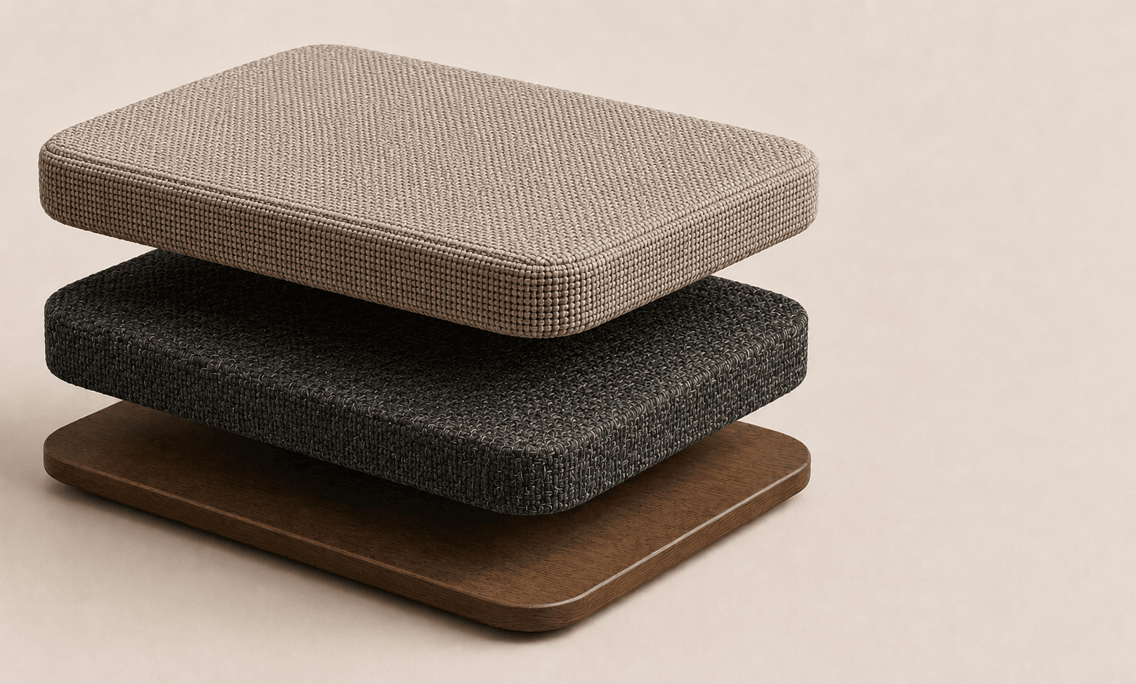 KAIO Speaker Pad layered construction and underside detail